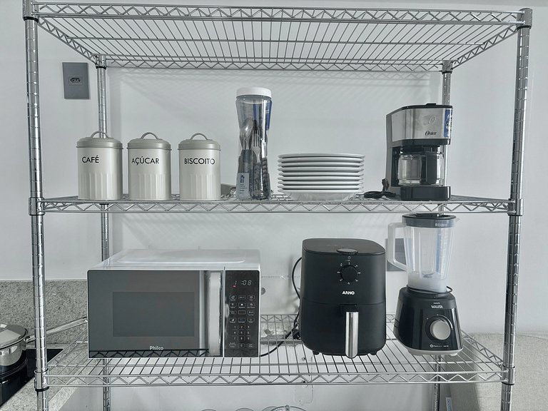 Vista Frente Mar Incrível, Varanda e Melhor Localização