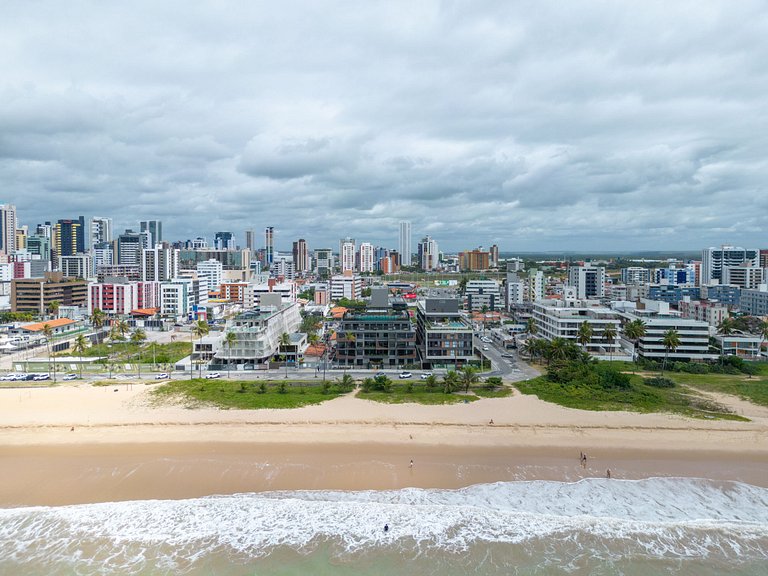 Vista Frente Mar Incrível, Varanda e Melhor Localização