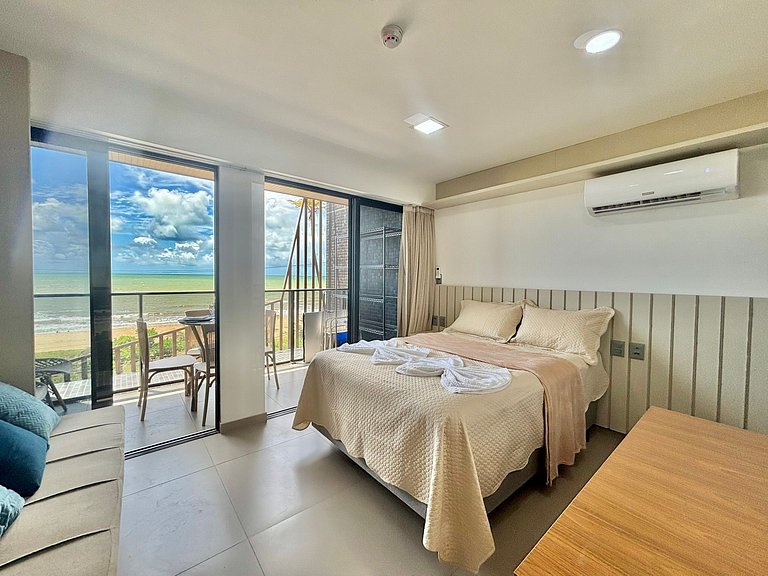 Vista Frente Mar Incrível, Varanda Melhor Localização