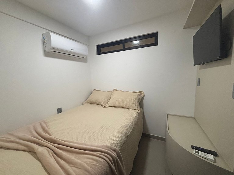 Vista Frente Mar Incrível, Varanda e Melhor Localização