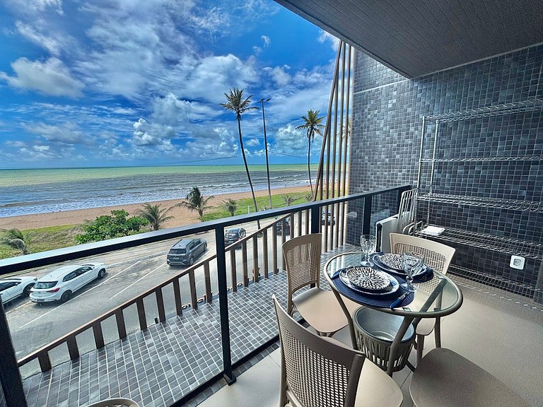 Vista Frente Mar Incrível, Varanda e Melhor Localização