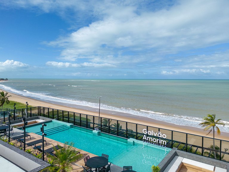 Vista Frente Mar Incrível, Varanda Melhor Localização