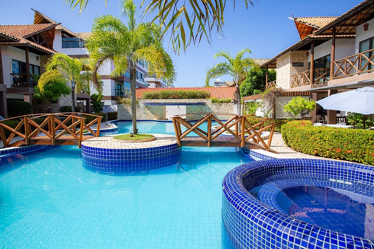 Bangalô Perfeito | Piscinas e Praia a 120m