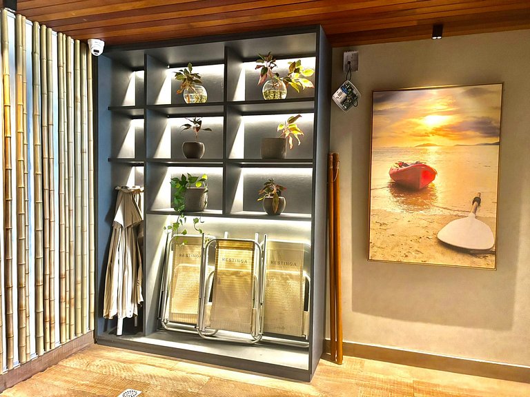 Estúdio c/ Terraço | Beira Mar c/ Piscina