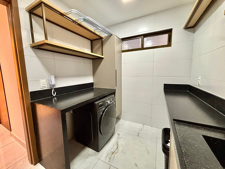 Studio Vista Mar – Piscina no Rooftop c/ Vista