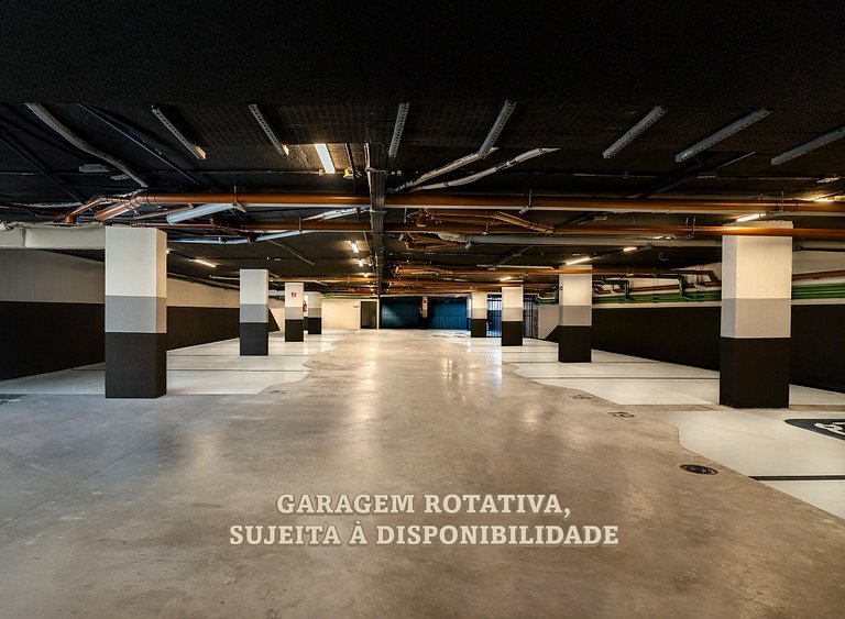 Studio Vista Mar – Piscina no Rooftop c/ Vista