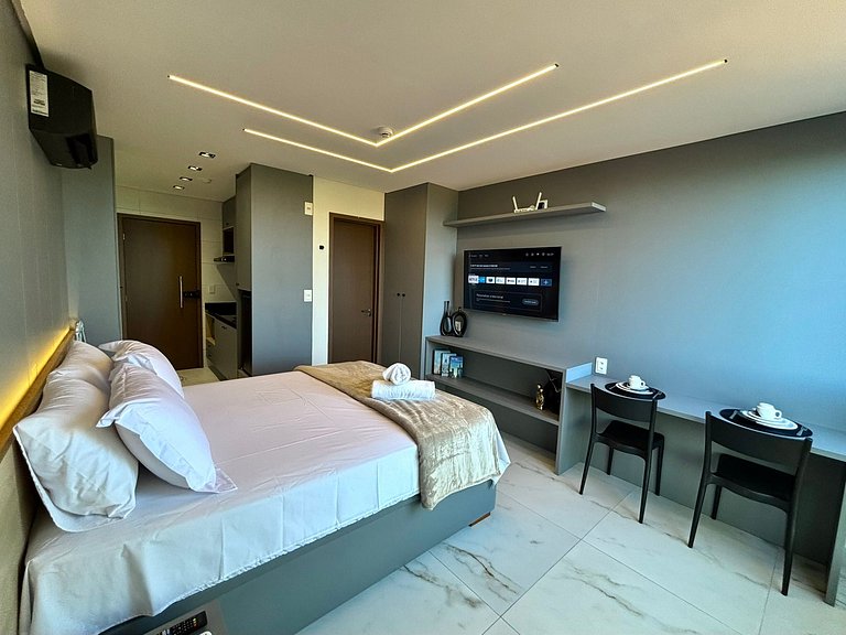 Apto Vista Mar – Piscina com Cenário de Paraíso