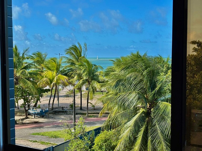 Apto Vista Mar – Piscina com Cenário de Paraíso