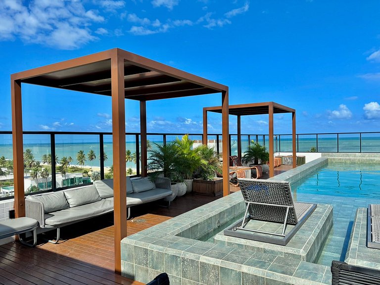 Studio moderno a 70m da praia | Get By Side