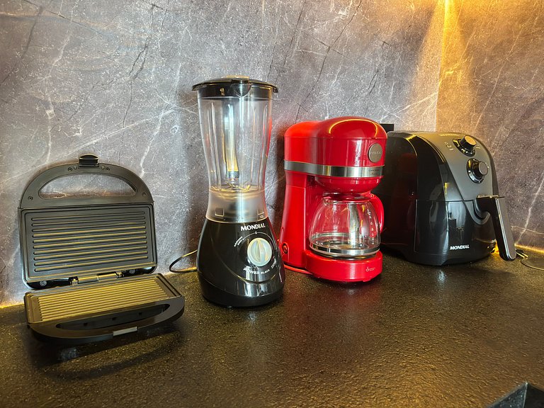 Studio completo | Praia e localização perfeita