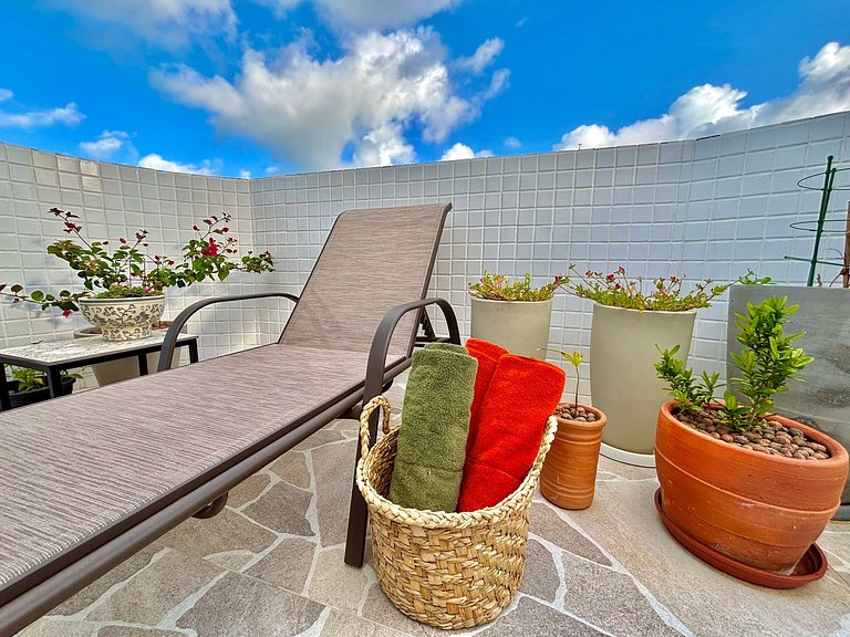 Cobertura Beira-Mar com Piscina | Terrazzas Flat