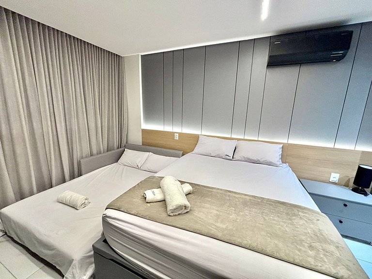 Apto Vista Mar – Piscina com Cenário de Paraíso