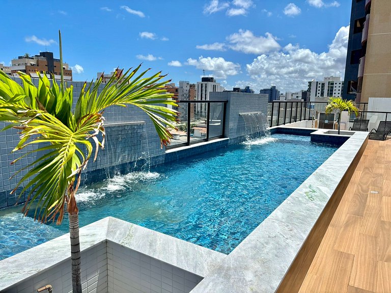 Completo | Perto da Praia | Academia | Piscina