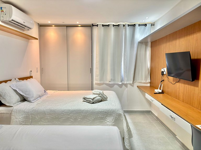 Completo | Perto da Praia | Academia | Piscina