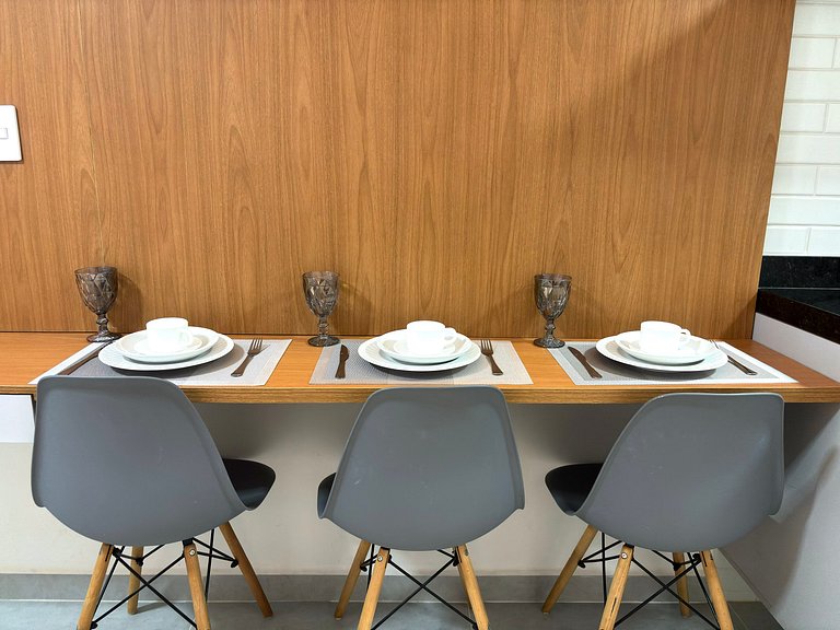 Completo | Perto da Praia | Academia | Piscina