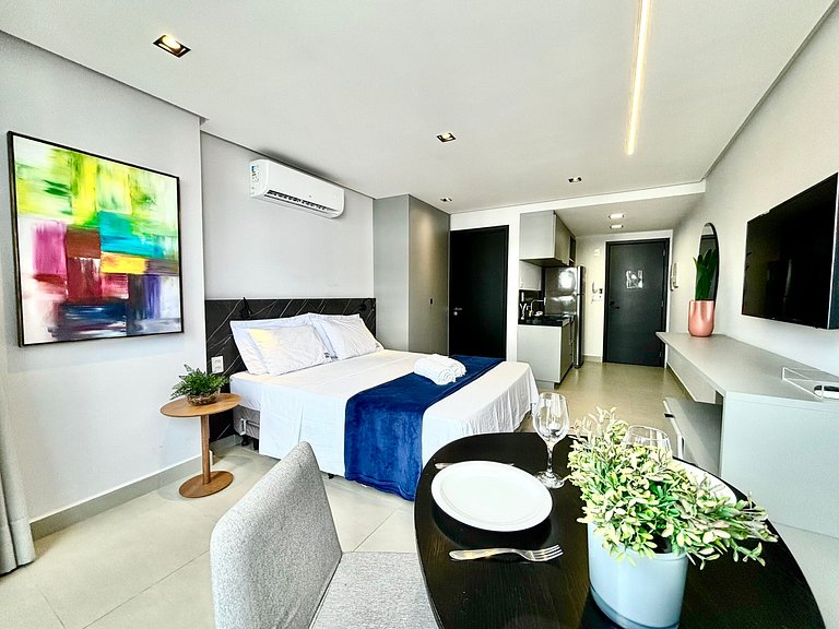 Refúgio Completo | 200 m da Praia | Área Turística