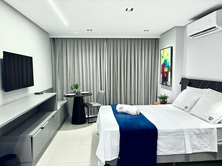 Refúgio Completo | 200 m da Praia | Área Turística