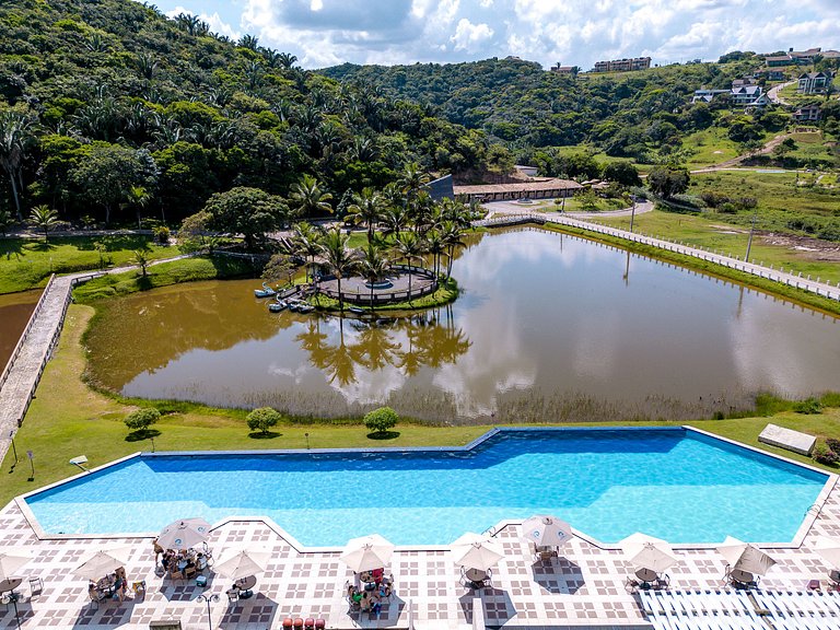 Refúgio aconchegante c/ Piscina no Águas da Serra