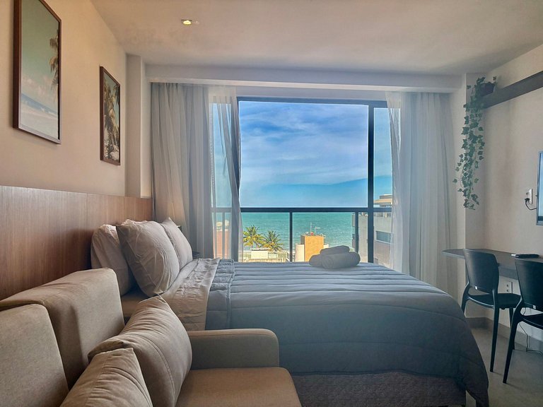 Apartamento com vista espetacular do mar