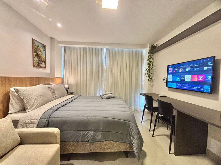 Apartamento com vista espetacular do mar