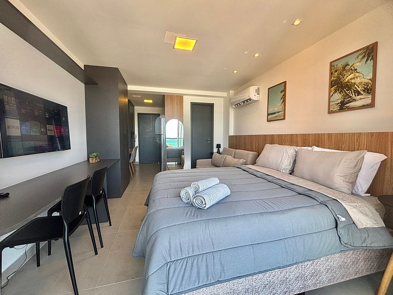 Apartamento com vista espetacular do mar