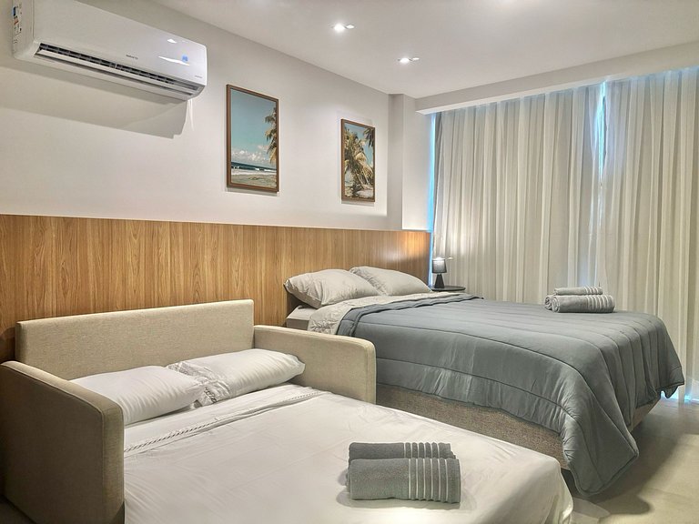 Apartamento com vista espetacular do mar