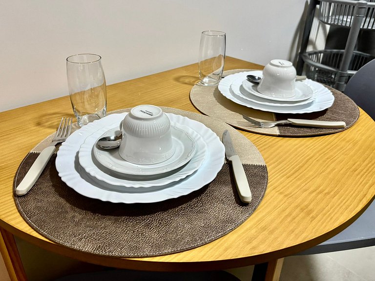 Studio Incrível + Varanda | 200m da Praia