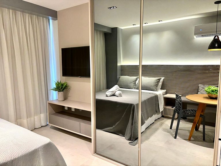 Perfeito | Piscina c/ Vista | 120m da Praia