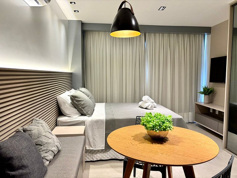 Perfeito | Piscina c/ Vista | 120m da Praia