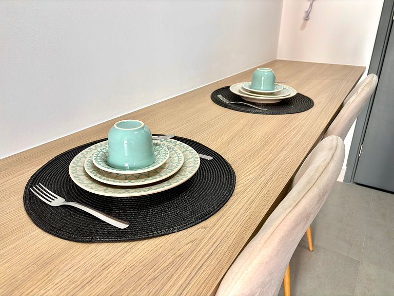 Piscina c/ vista incrível | Completo | Praia 120m