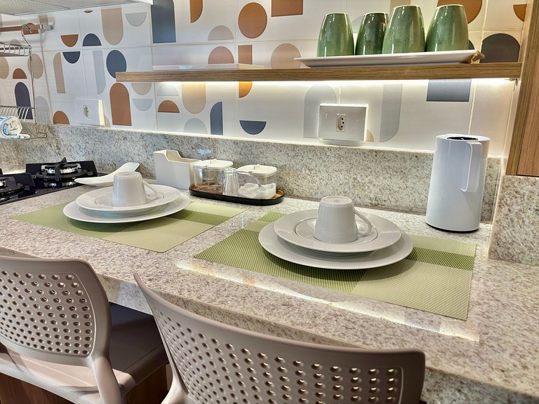 Studio 302 Caribessa | 200m da praia | Stay Jardim