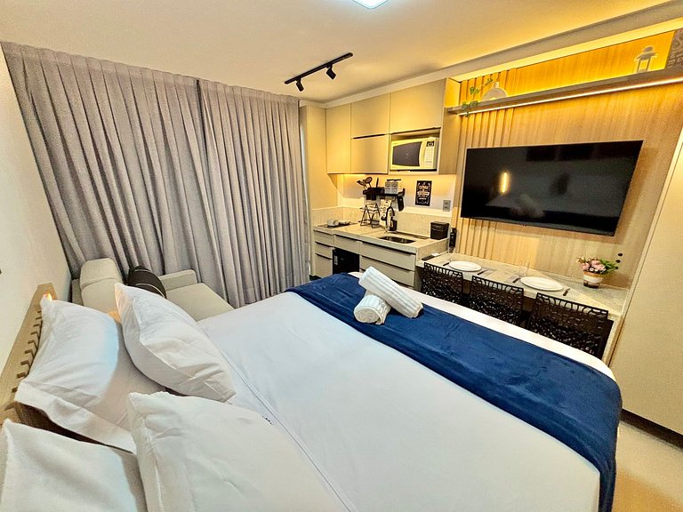 Beira-mar | Completo | Varanda | Localização