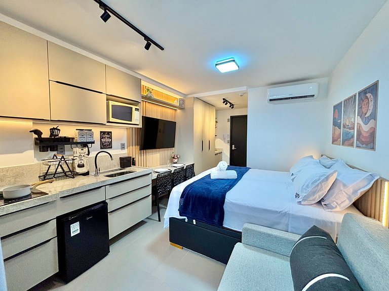 Beira-mar | Completo | Varanda | Localização