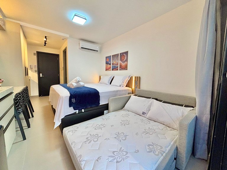 Beira-mar | Completo | Varanda | Localização