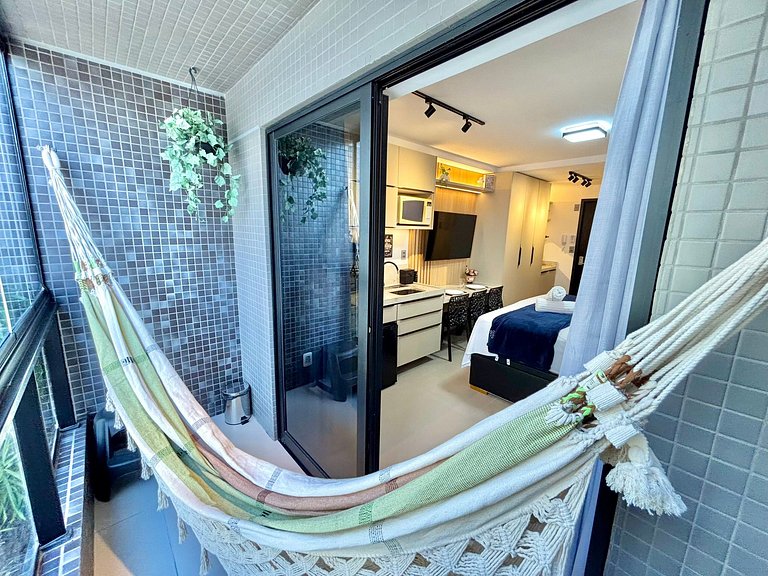 Beira-mar | Completo | Varanda | Localização