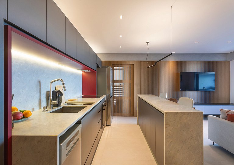 Refúgio Alto Padrão | Luxo | Vista Mar | Varanda