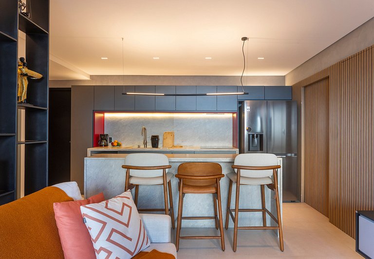 Refúgio Alto Padrão | Luxo | Vista Mar | Varanda