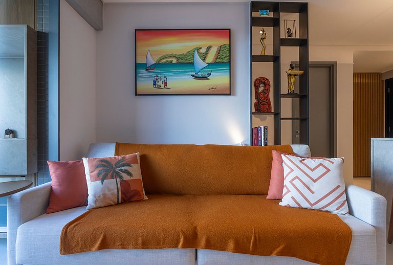 Refúgio Alto Padrão | Luxo | Vista Mar | Varanda