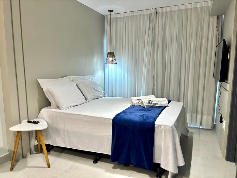 Perfeito | Piscina c/ Vista | 120m da Praia