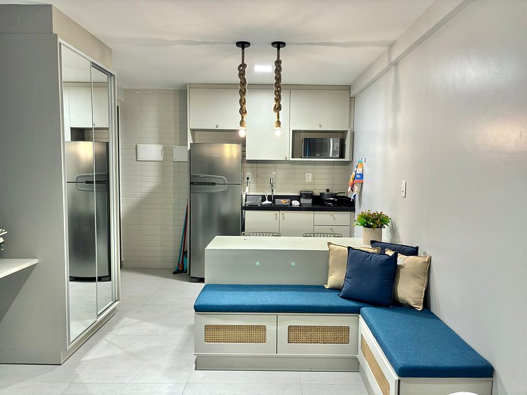 Perfeito | Piscina c/ Vista | 120m da Praia