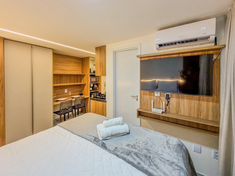 Studio 504 | Beira-mar | Completo | G5 Beach