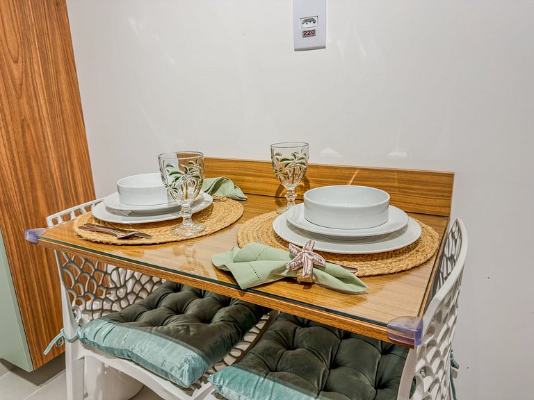 Studio 504 | Beira-mar | Completo | G5 Beach