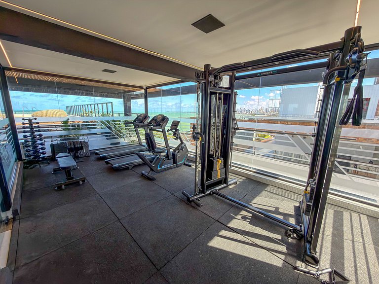 Estúdio Perfeito | Terraço | Beira Mar | Piscina