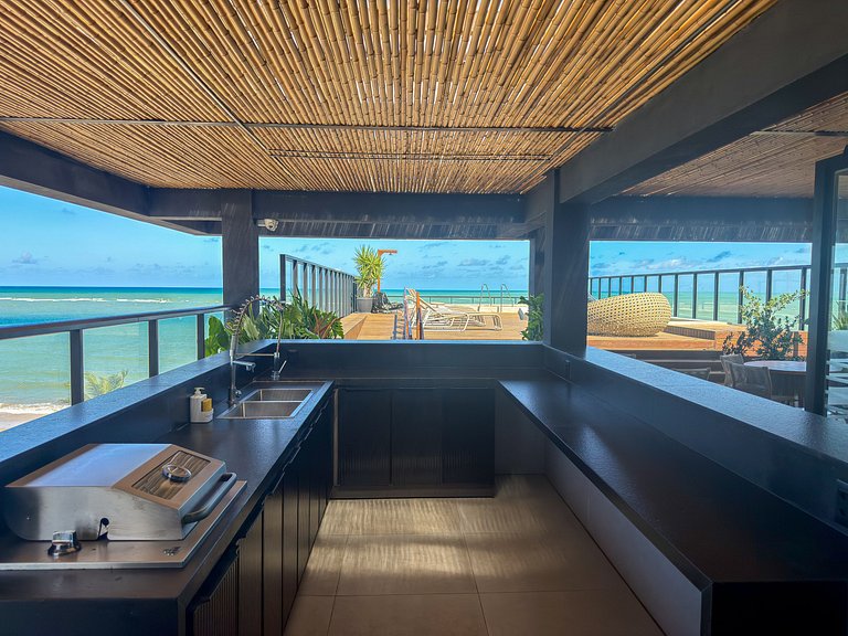 Estúdio Perfeito | Terraço | Beira Mar | Piscina