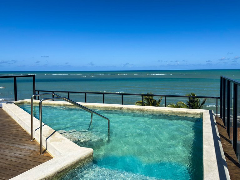Estúdio Perfeito | Terraço | Beira Mar | Piscina