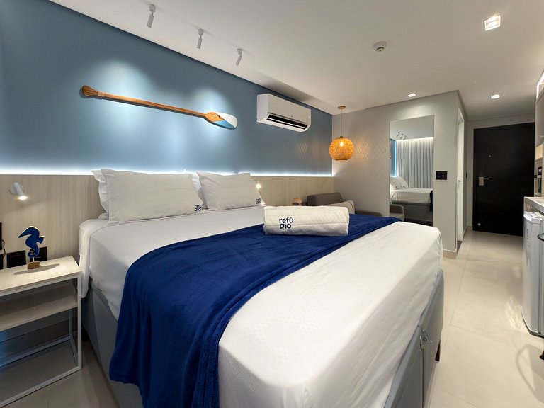 Studio Incrível | Beira-Mar + Piscina Panorâmica