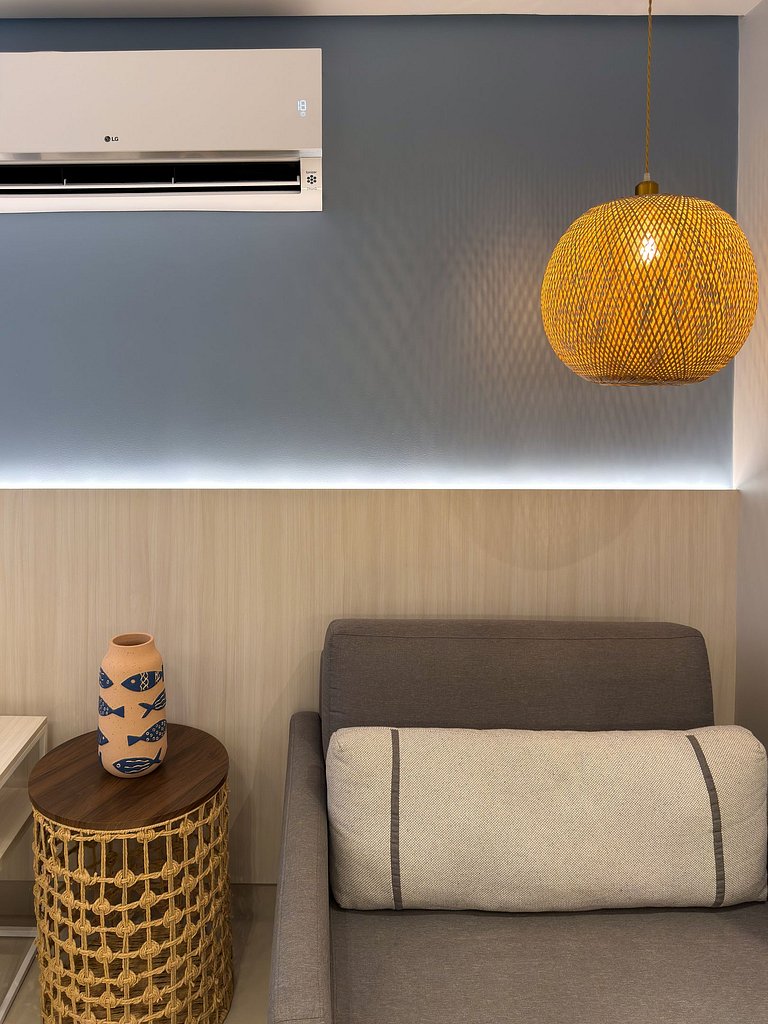 Studio Incrível | Beira-Mar + Piscina Panorâmica