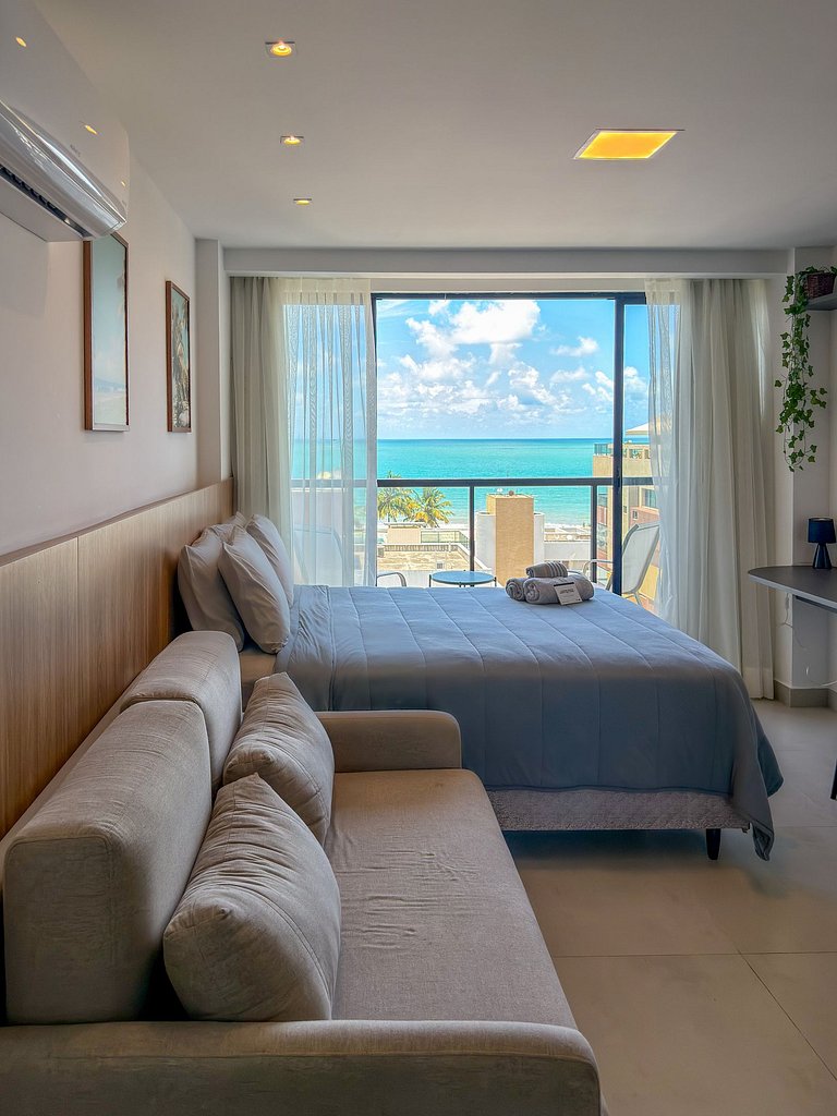 Apartamento com vista espetacular do mar