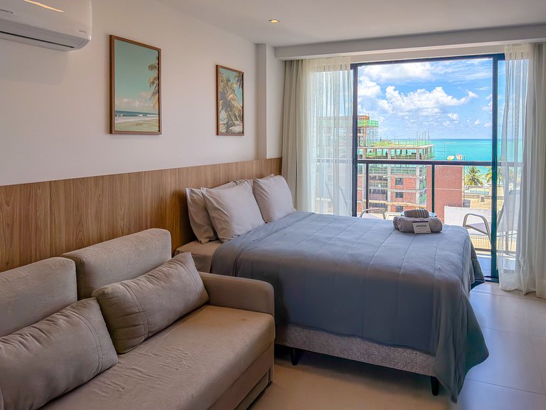 Apartamento com vista espetacular do mar