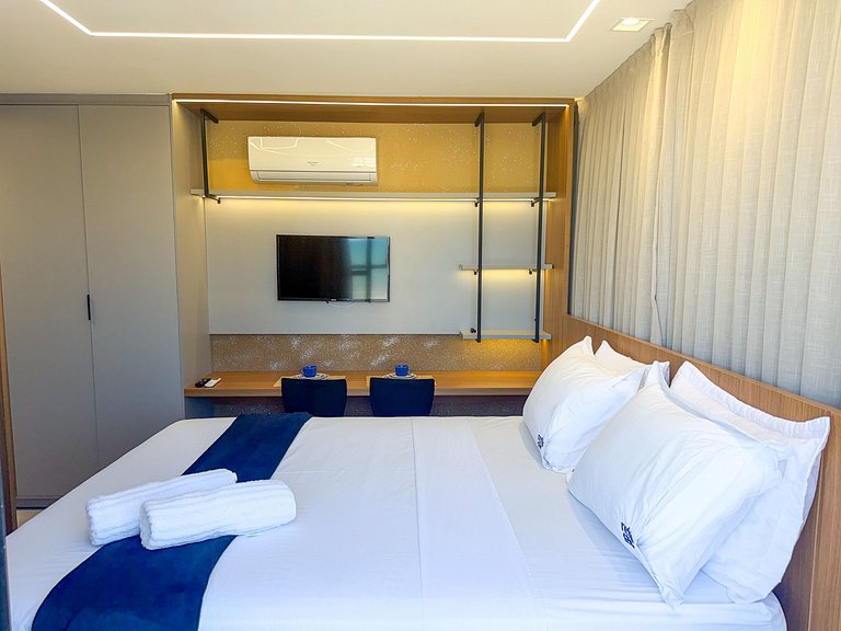 Acorde com o Mar | Varanda Ampla | 140m da Praia